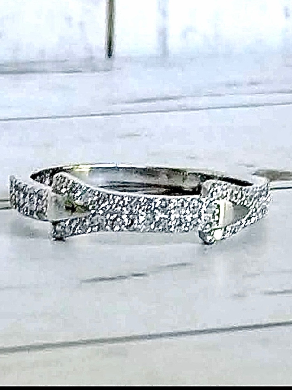 One of a Kind Custom Sterling Silver Arrow Ring